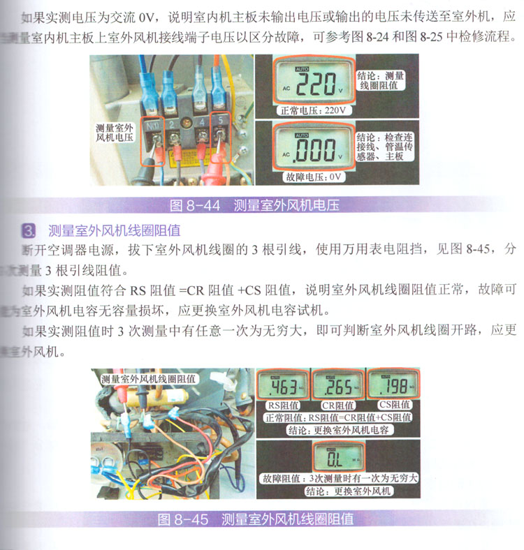 室外風(fēng)機不運行